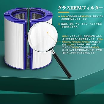 dyson 空気清浄ファンヒーター➕新品フィルター Amazon | Dyson Pure coolシリーズ空気清浄機能付ファン交換用
