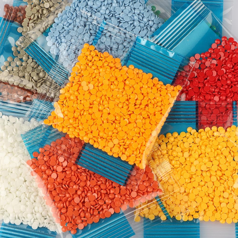 Lxmsja DIY Full Diamond Art Painting, Square Drills Paint with Diamonds Kits, 5D Diamond Art Kit, Diamond Art Painting Kit for Adult for Home Wall Decor Diamond Art Canvas Scenery 11.8X15.7inch