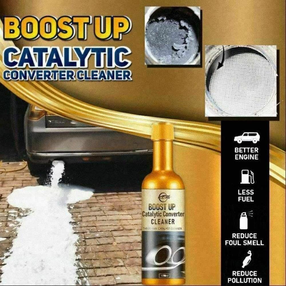 Boost UP® - Pulitore catalizzatore per auto, catalizzatore motore e booster per veicoli a benzina e diesel