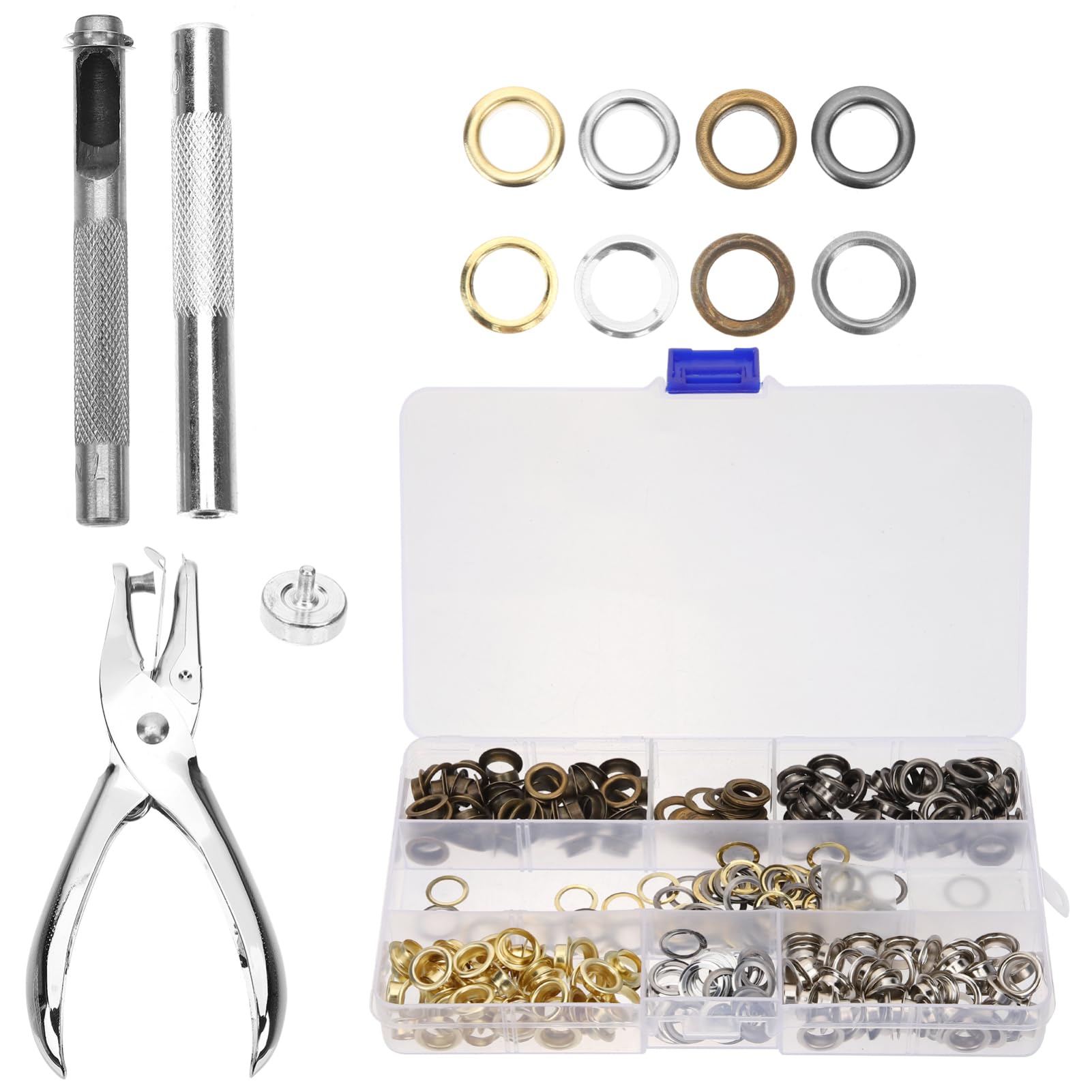 1juego Para Botones De Presión De Kit De Reparación De Alicate y Accesorios Para Manualidades y Bricolaje