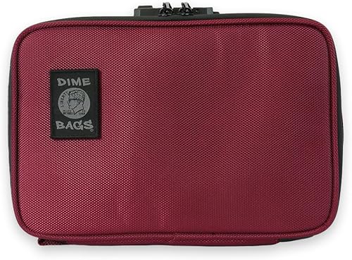 Miniatura 11 de DIME BAGS Estuche con cierre y sellado de olores, cápsula protectora de viaje para vidrio y equipo, forrada de carbono para protección contra