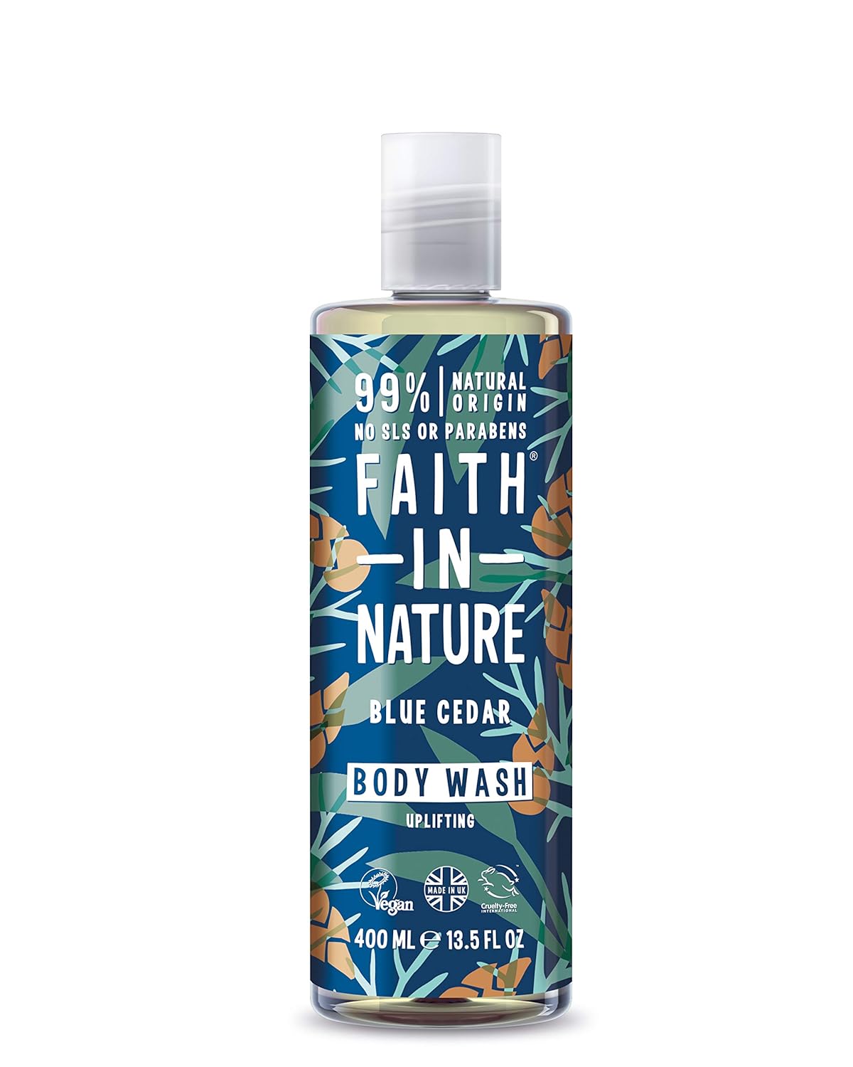 Faith In Nature Blue Cedar Body Wash 1 x 400ml