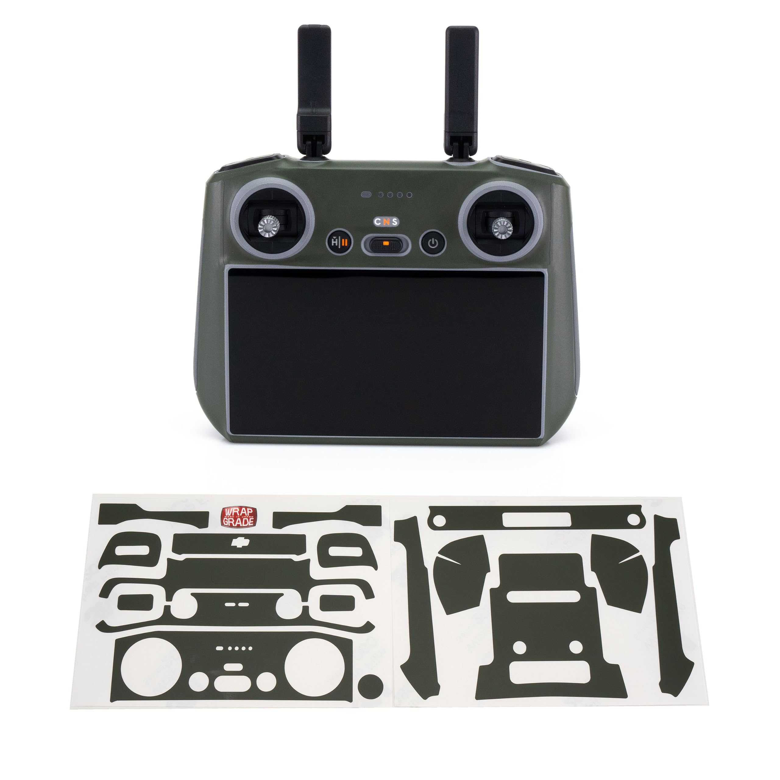 WRAPGRADE Skin Stickers Compatible with DJI RC 2 (ARMY GREEN)