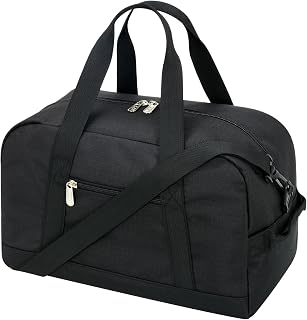 APENZE 14 Inch Small Gym Bag Lightweight Carry-On Mini Duffel for Travel Sport Gym - Black