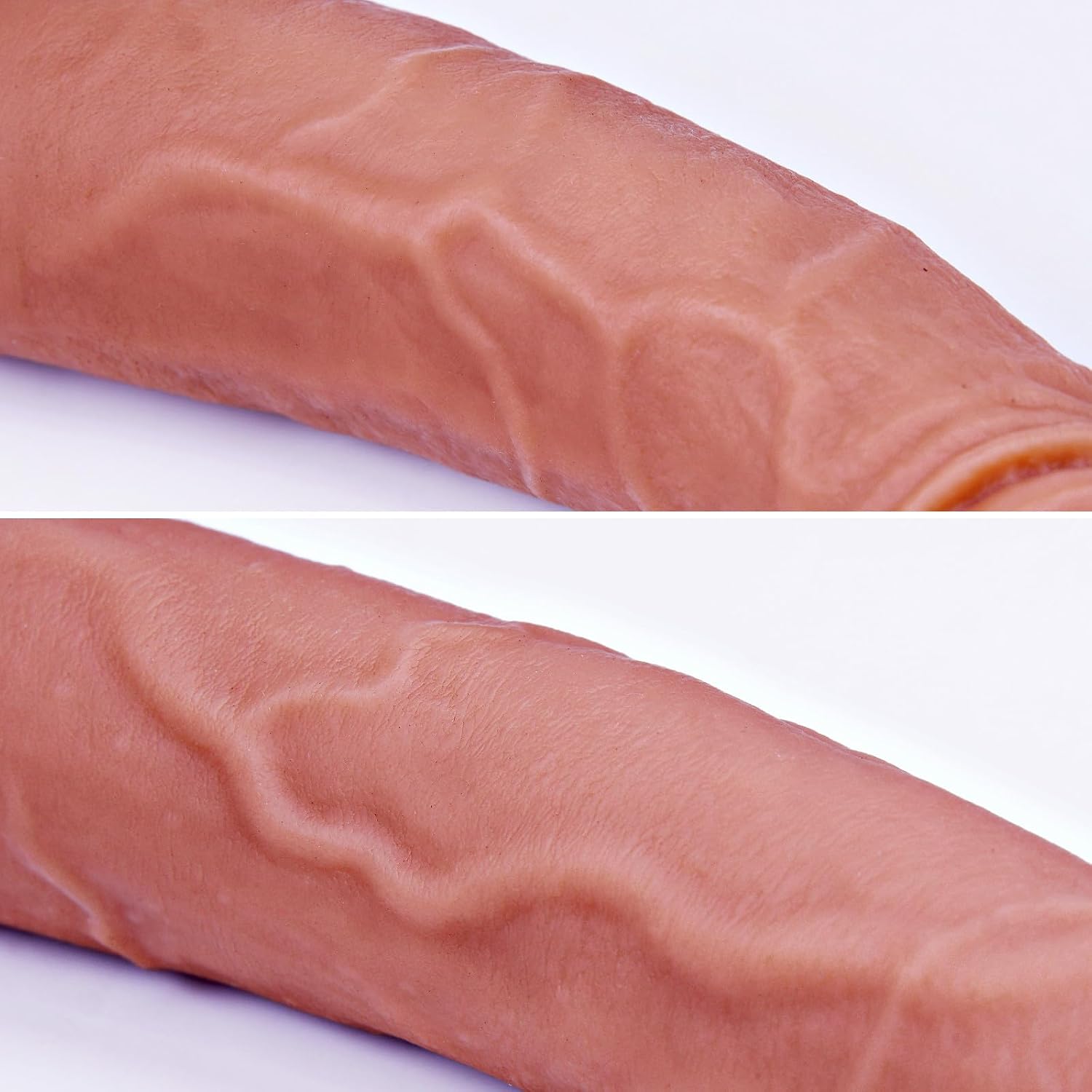 19.7 * 1.7 inch Double Headed Huge Dildo, Double Sided Thick Dildo Giant Toy, XXL Large Double end Realistic Penis Long Silicone Penis, Wide Anal/Vaginal Stimulator for Couple Lesbian and Gay Games
