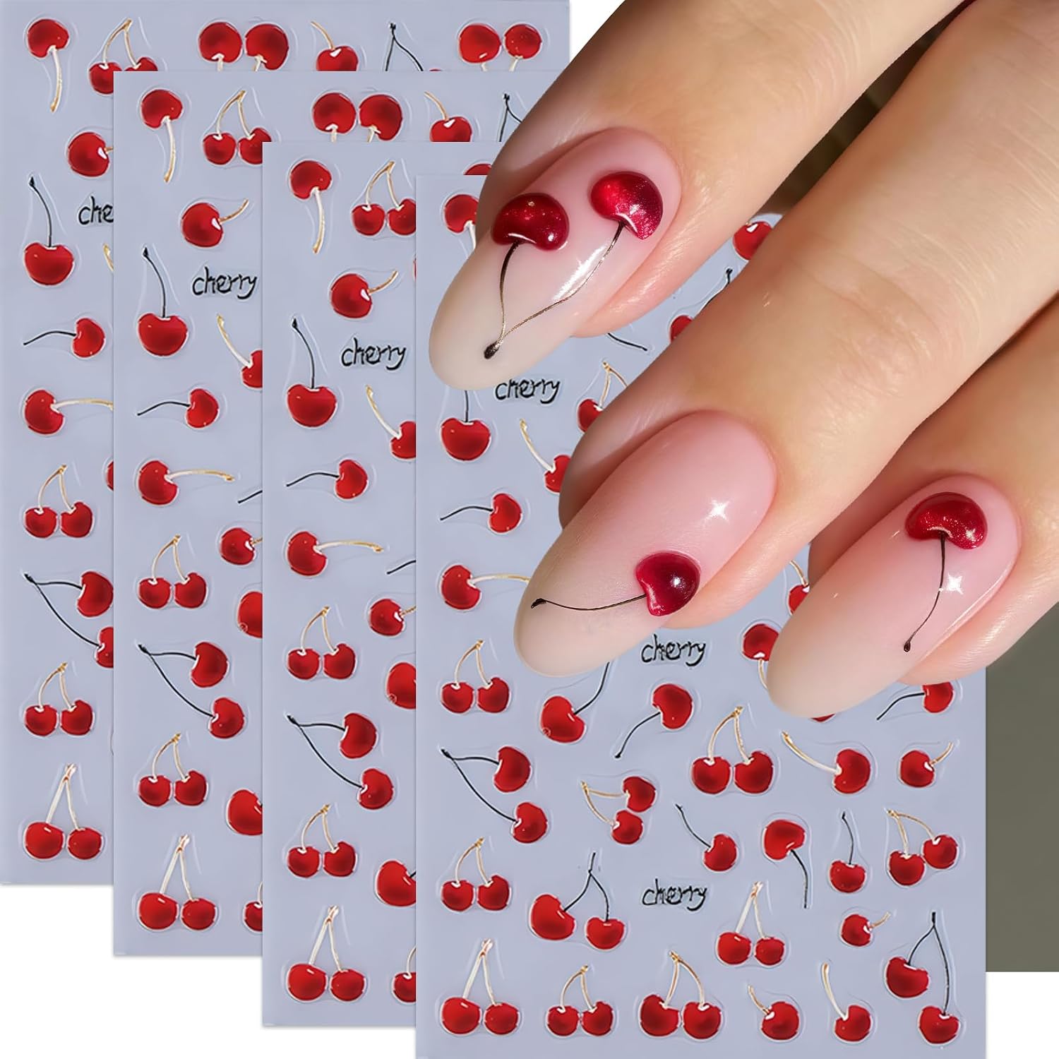 8 Sheets Letter Nail Stickers Old English Letter Nail Decals 3D Self-Adhesive Gold Silver Black White Retro English Pattern Old Alphabet Cursive Design Nail Supplies Manicure Accessories for Women