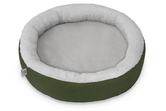 BARRY & LUCY Cama para Perros Cama para Gatos 2 En 1 Cama Redonda Impermeable para Mascotas Cojín para Perros…