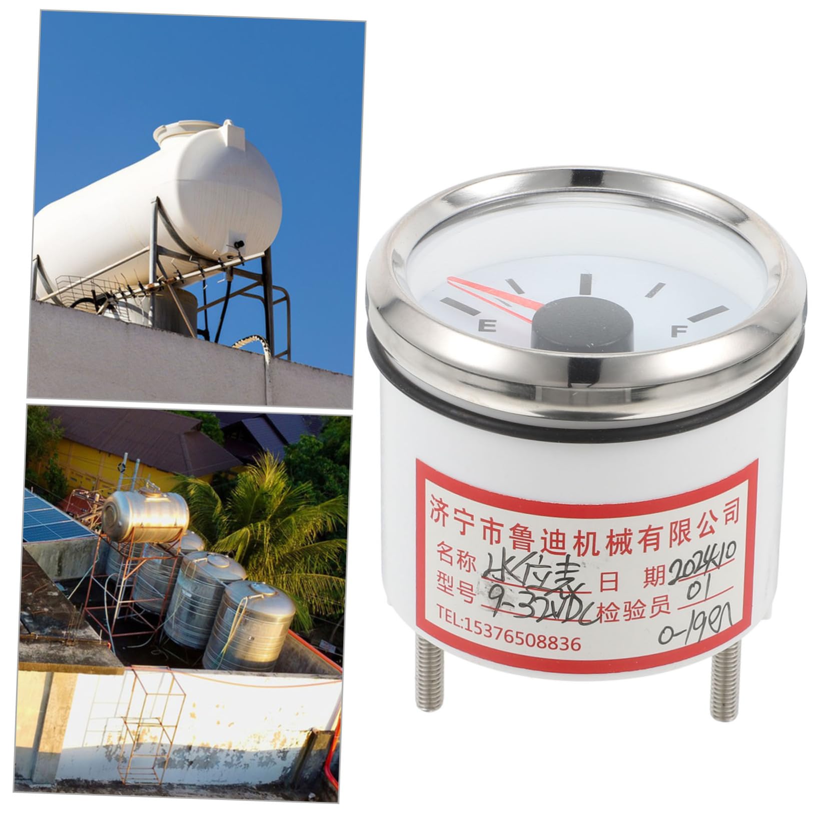 52mm Wasserstandsanzeiger aus Edelstahl für Wassertanks