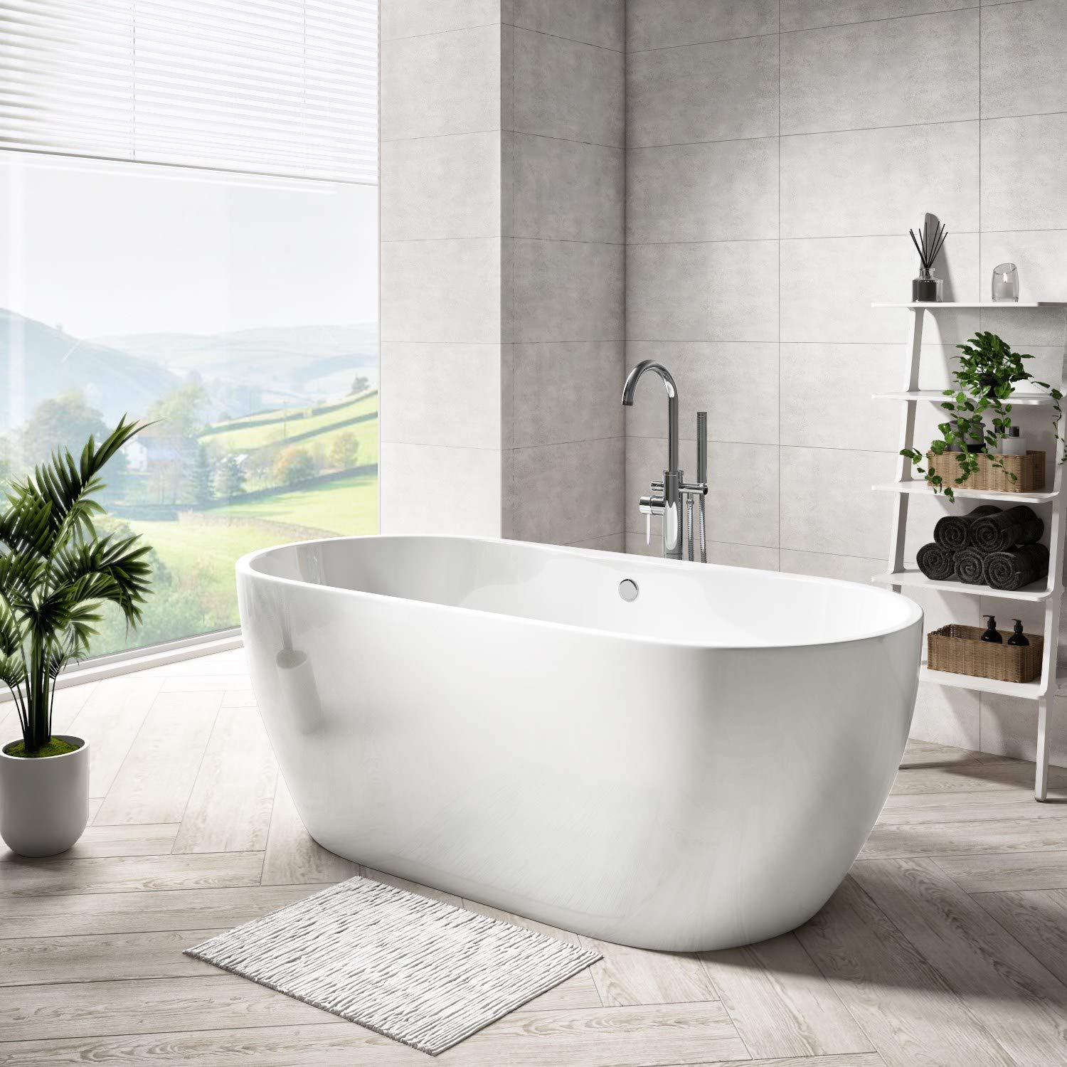 Lisbon 1800 x 750 Freestanding Bath