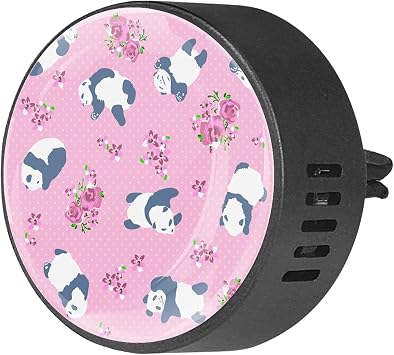 Panda Rolling 2PCS Custom Car Aromatherapy Air Freshener Diffuser Car Fragrance Diffuser Locket Car Diffuser Vent Clip Apply for Car, Office, Kitchen