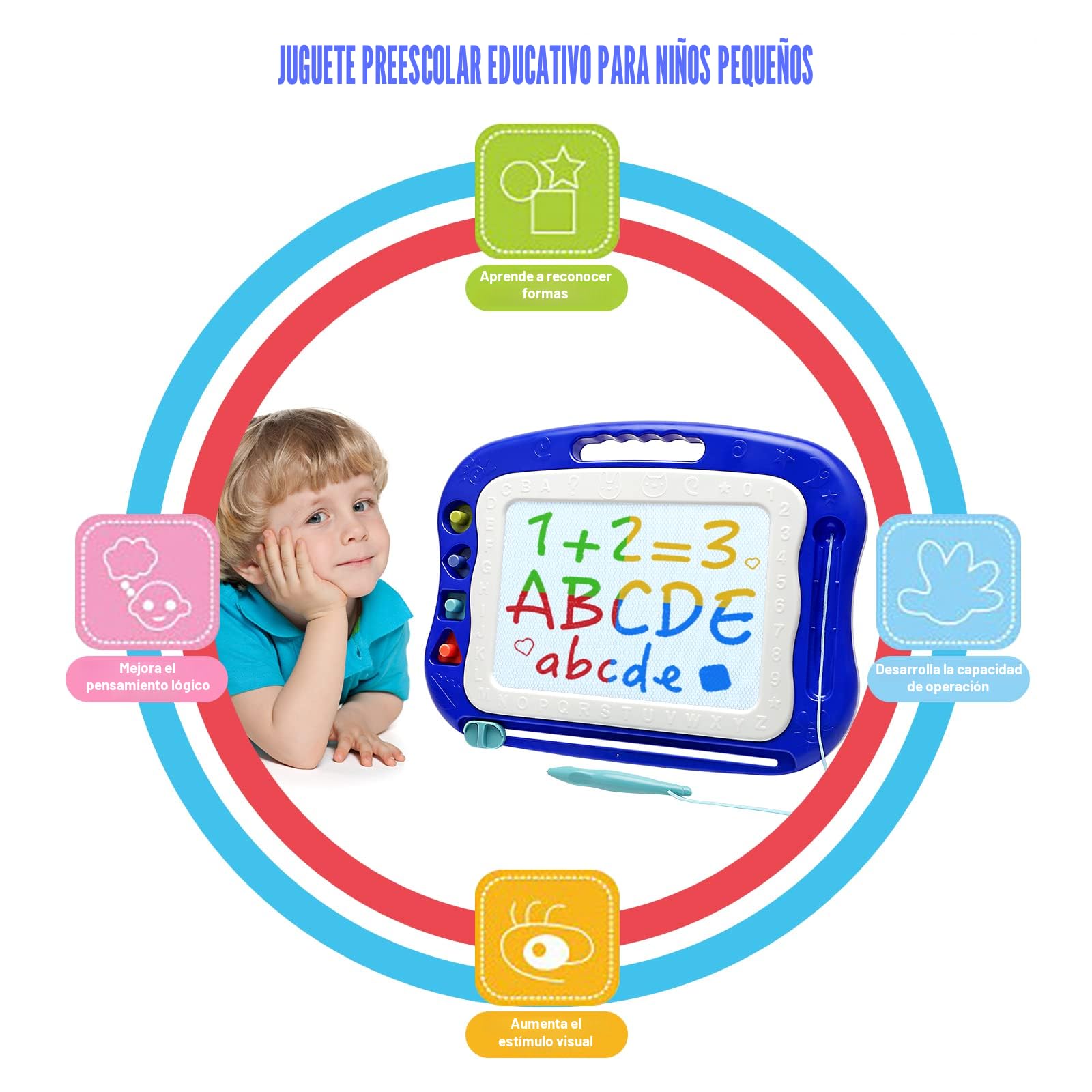 Tablero De Dibujo Magnético Magnet Toys Para Niños Pequeños | Cuotas Tablero De Dibujo Magnético Magnet Toys Para Niños Pequeños | Cuotas