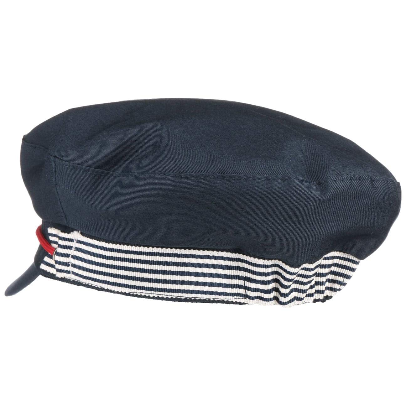 Lipodo Yachting Elbsegler Schirmmütze Kapitänsmütze Uni einfarbig Made in Italy Damen Frühling Sommer