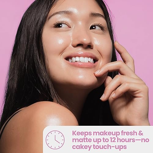 Miniatura 3 de Spray fijador de maquillaje mate  El bloqueo matificante en la niebla de maquillaje se mantiene fresco todo el día  Añade brillo a tu look  Fórmula