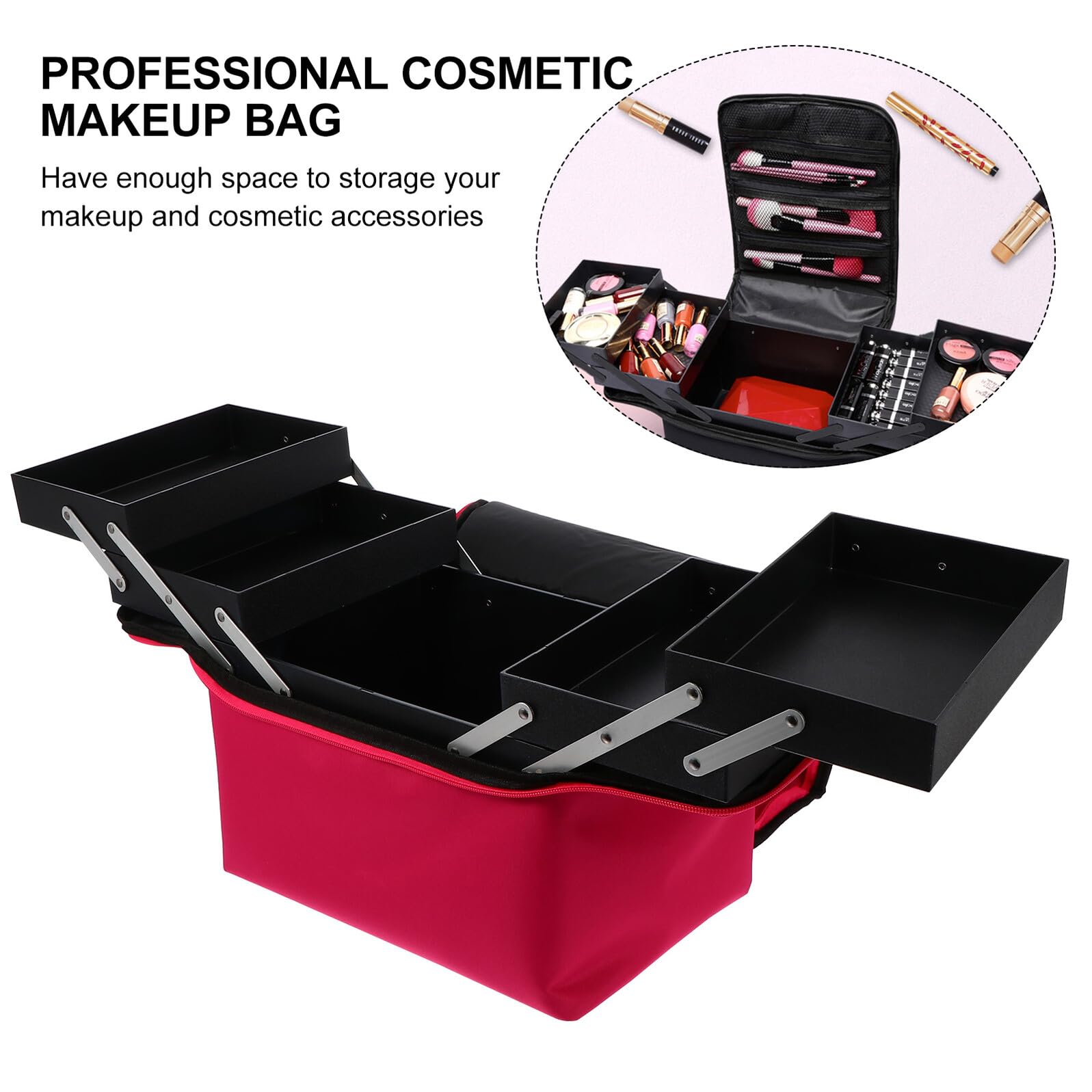 Boîte à Maquillage Multifonction Étanche, Légère, Portable, Antichoc