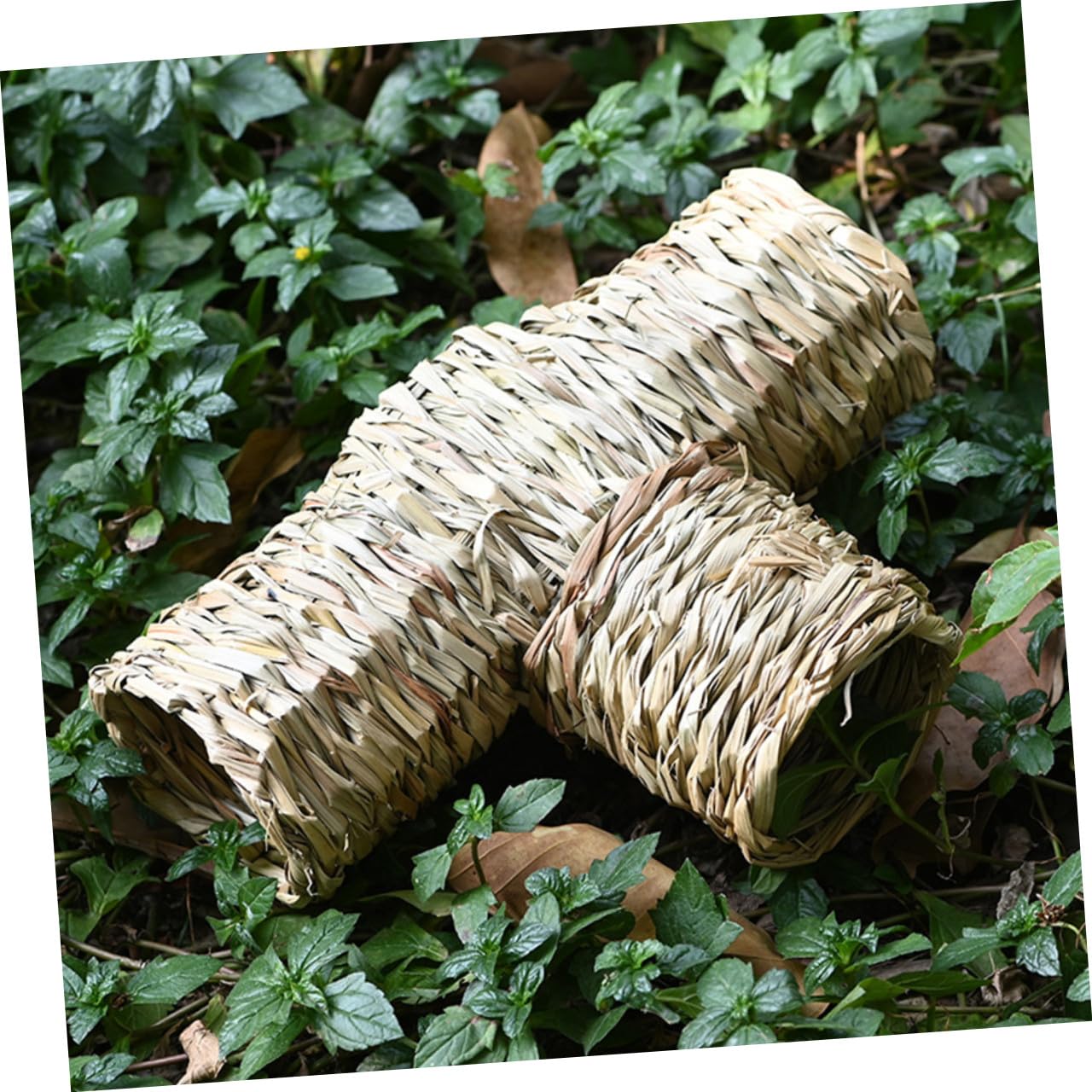 VANZACK 2piezas Hamster Hut De Natural Juguete para Hámster y Roedores Accesorio para Diseño y Mano