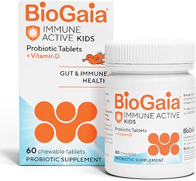 BioGaia Immune Active Kids Probiotic + Vitamin D | Immune & Digestive