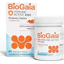 BioGaia Immune Active Kids Probiotic + Vitamin D | Immune &amp; Digestive