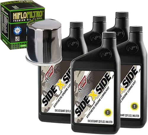 Kit de cambio de aceite y filtro compatible con Polaris Xpedition 325 RAD Powersports Synthetic 10W-40 2000