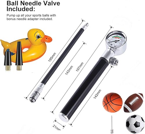 Miniatura 5 de YBEKI Kit de herramientas de reparación de neumáticos de bicicleta - Kit de herramientas de bicicleta con mini bomba de 210 psi, multiherramienta 10