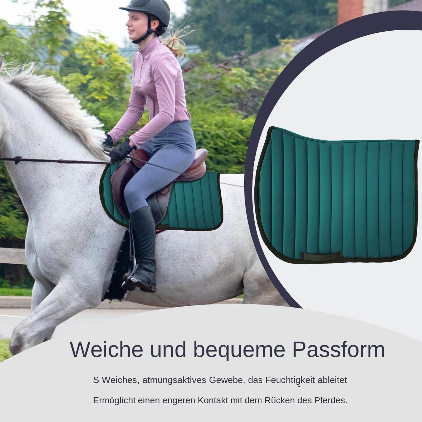 Coussin de Selle Western, Cheval Selle Pad Western | Rembourrage de Planche de Selle Confortable, équipement d'équitation Ergonomique pour Les Pistes de Course en Plein air