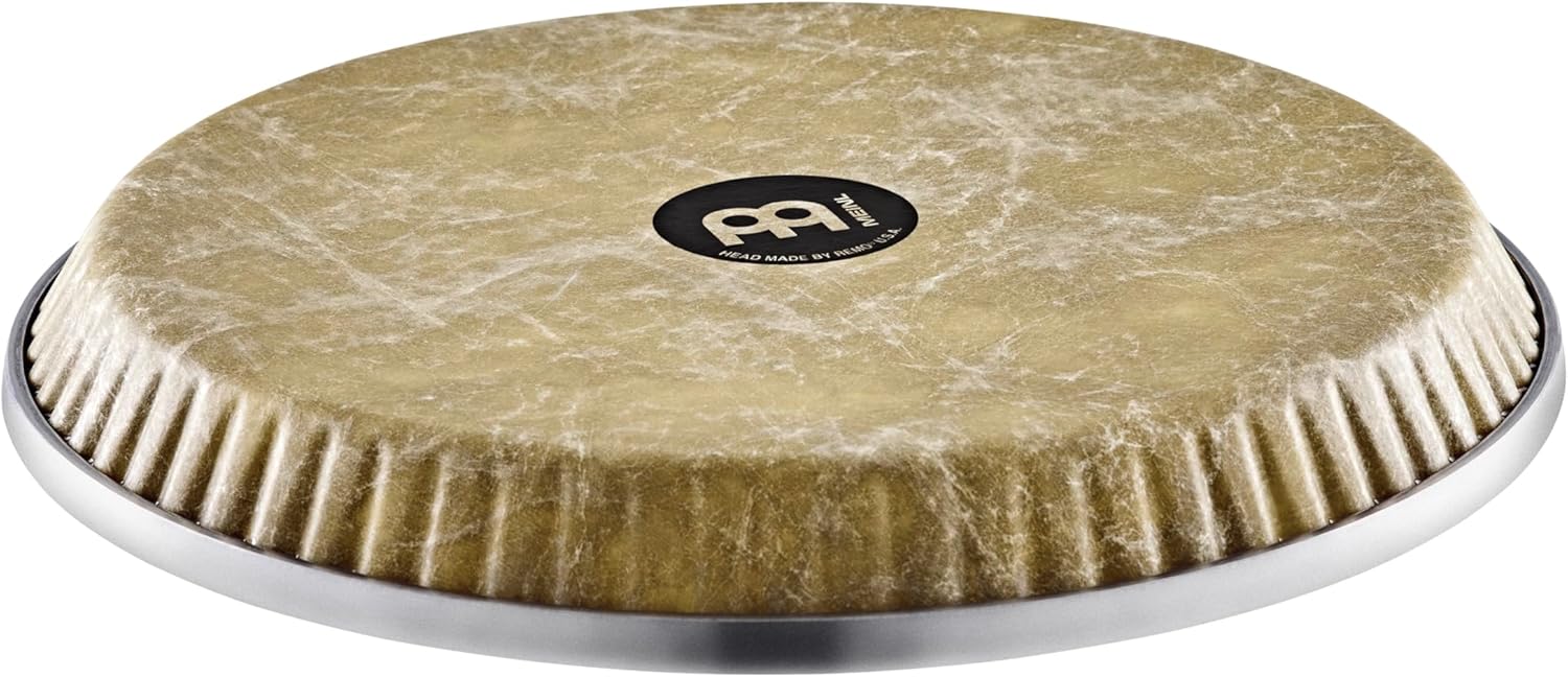 Head by REMO For Select Meinl Congas with SSR Rims - Made in USA - 12 1/2" Skyndeep, Black Calfskin