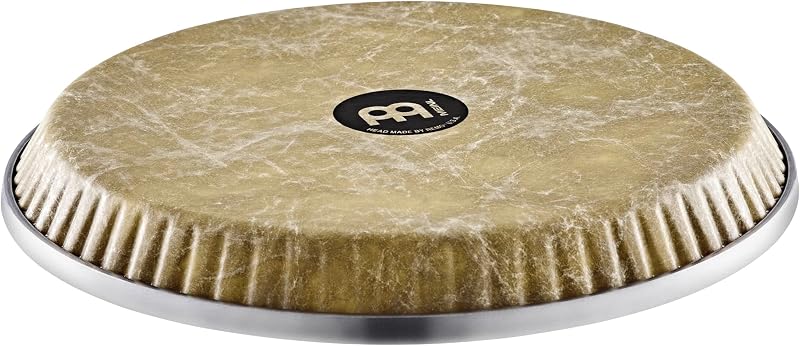 Head by REMO For Select Meinl Congas with SSR Rims - Made in USA - 12 1/2" Skyndeep, Black Calfskin