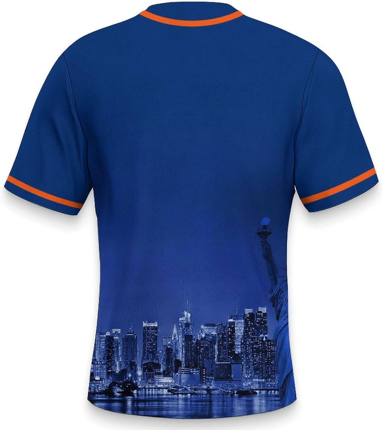 Baseball City Night Skyline Jersey Shirt Printing Apparel for Men Fans Gifts S-2XL