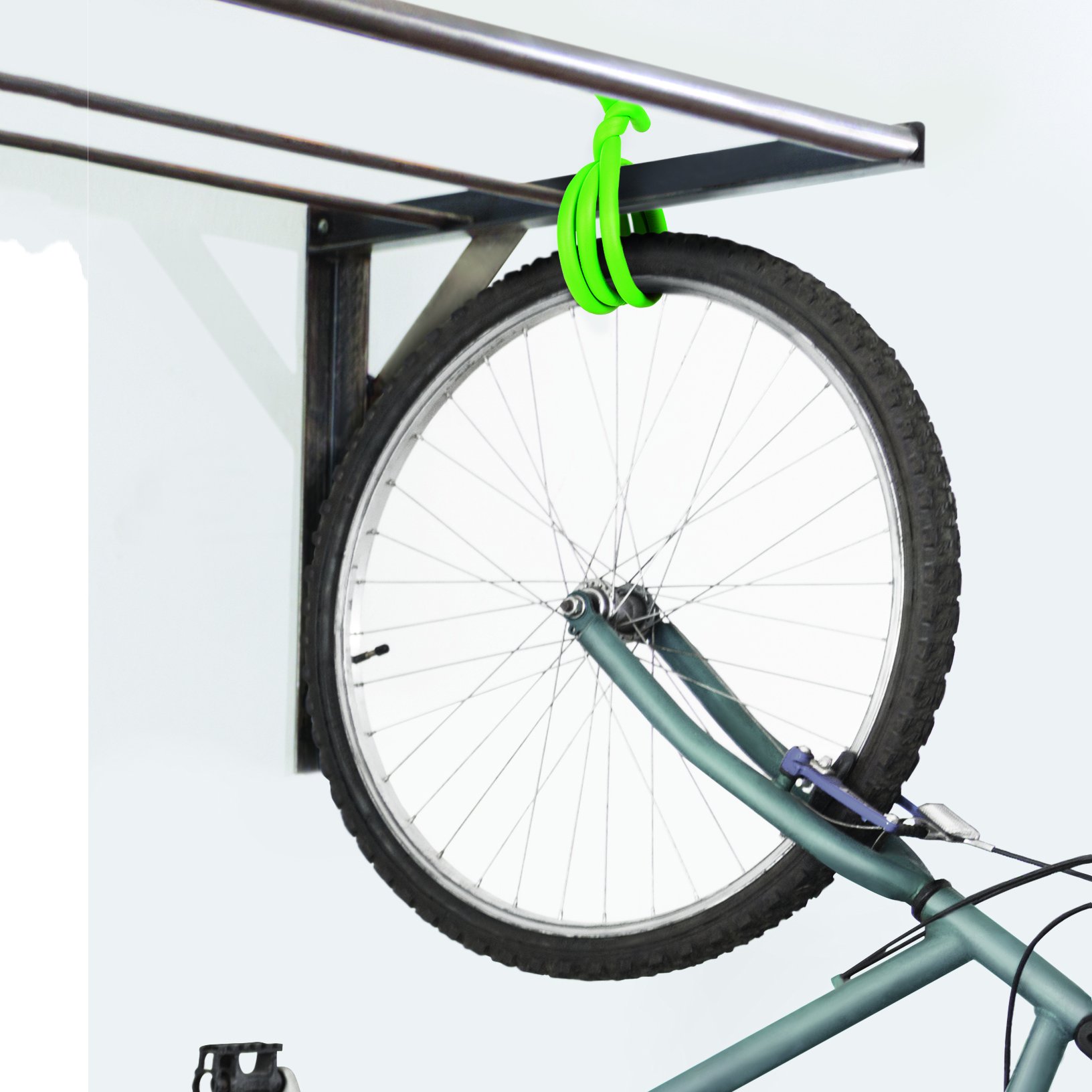 Ideaworks Gorilla Ties - Reusable Ties for Hanging Items - Rust-Free Material - for Indoor & Outdoor Use (8, 39")