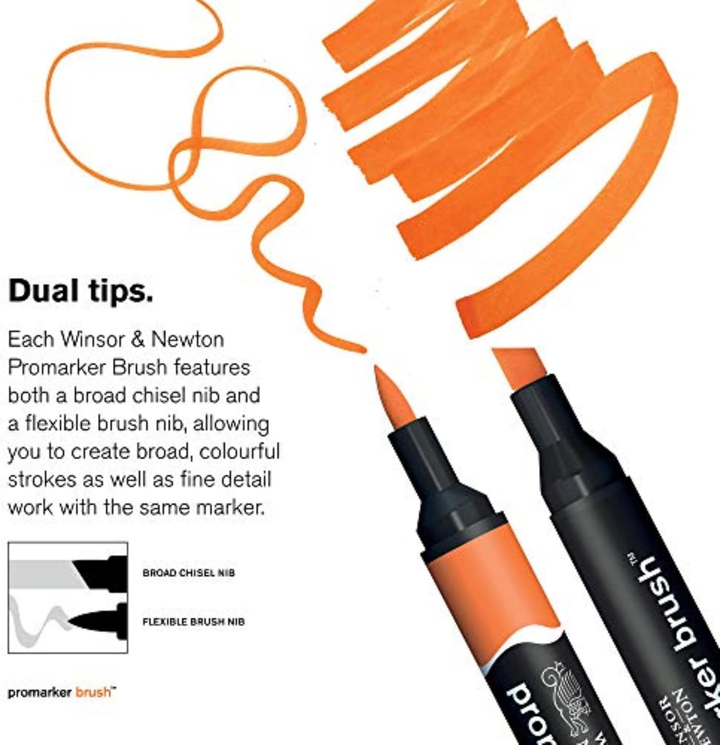 Winsor & Newton Promarker Brush, Burnt Sienna image 4