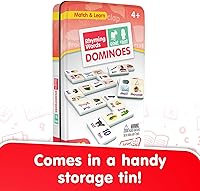 Vista 4 de Junior Learning Rhyming Word Dominoes Educational Action Games, Multi, Model: JL490