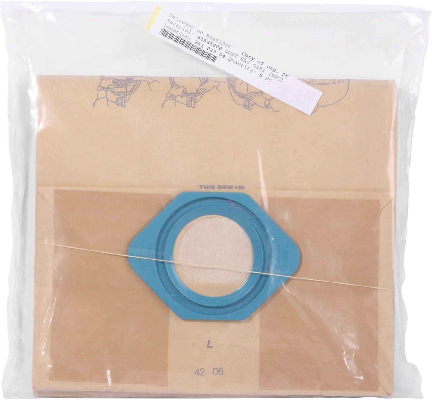 Nilfisk 81585000 Vacuum Cleaner Bags for GA 71 / GS 81
