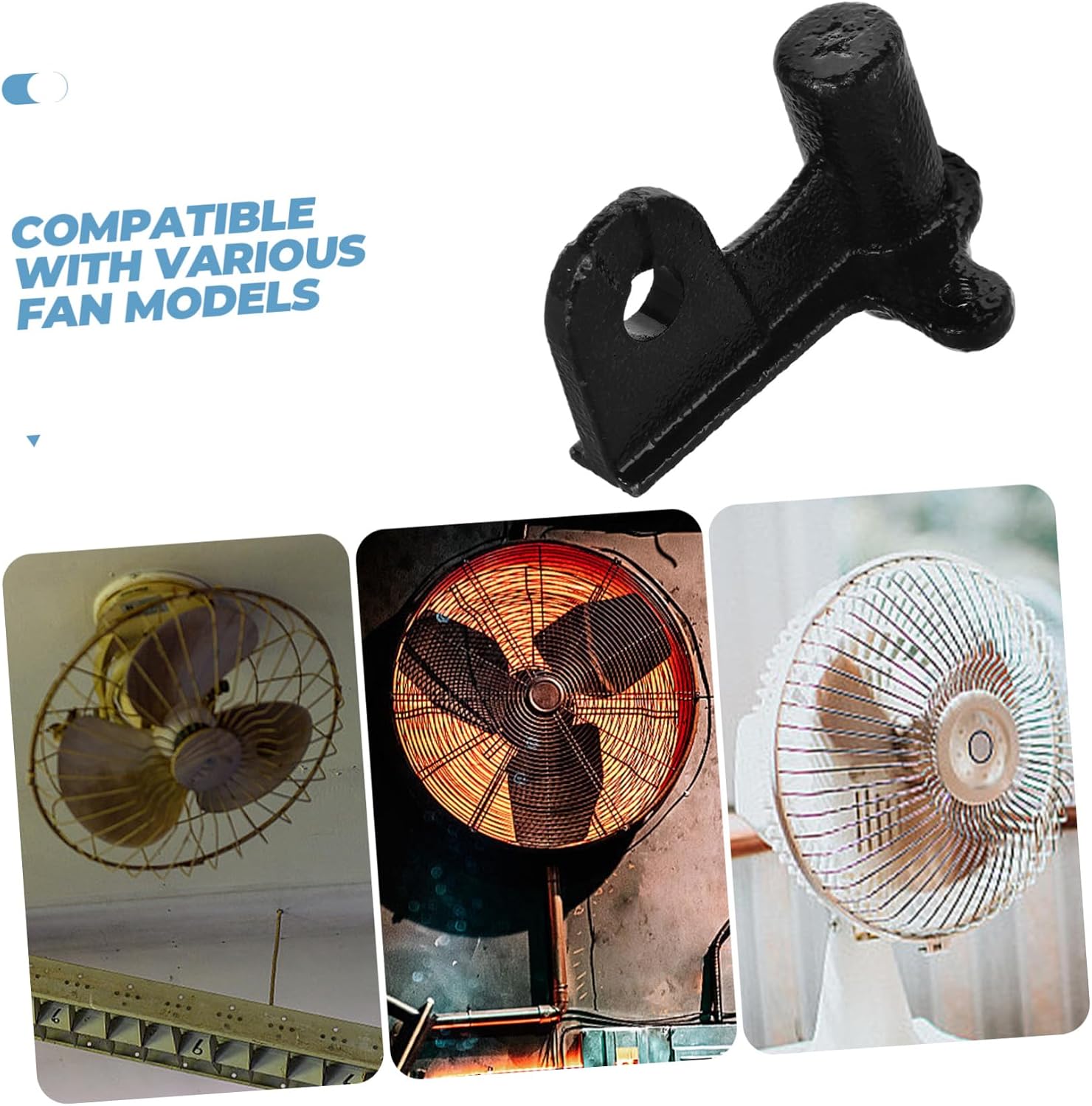 Stable Support Fan Mount Bracket Industrial Grade Motor Connector for Wall Fans Easy Install No Tools Required