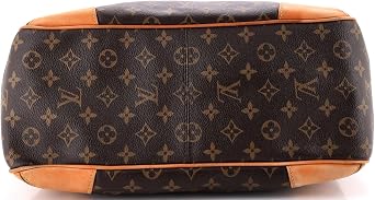 Pre-Loved Estrela Handbag Monogram Canvas MM, Brown