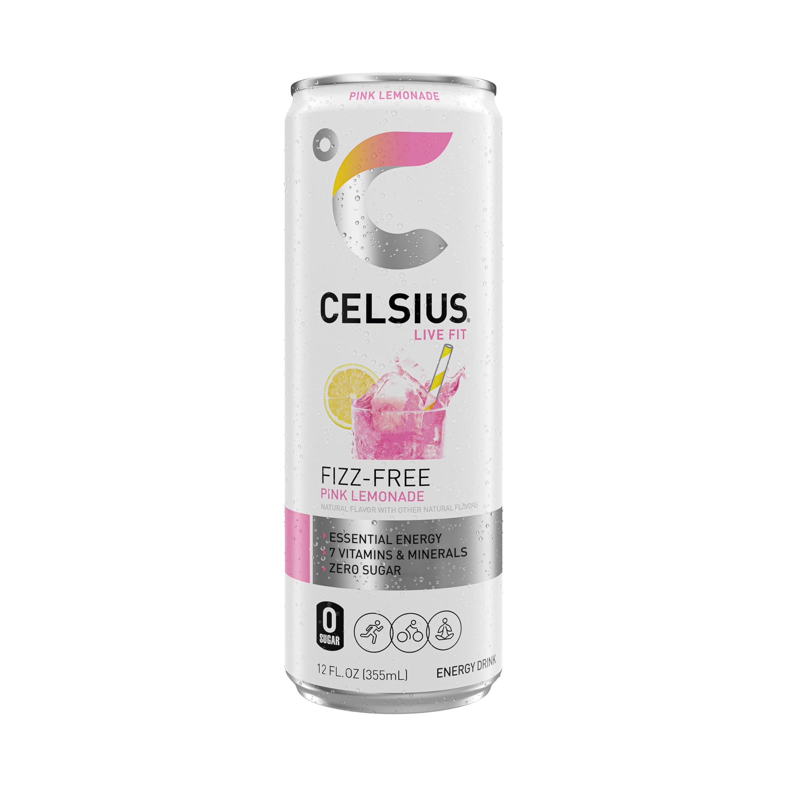 CELSIUS Sparkling Grape Rush, Functional Essential Energy Drink 12 Fl Oz (Pack of 12)