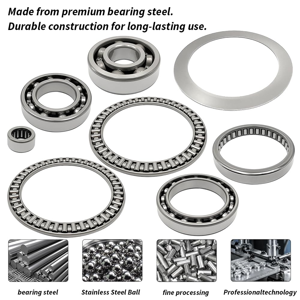 Front Differential Bearing Seal Kit Compatible with Kawasaki Brute Force 650 750 Prairie 360 650 700