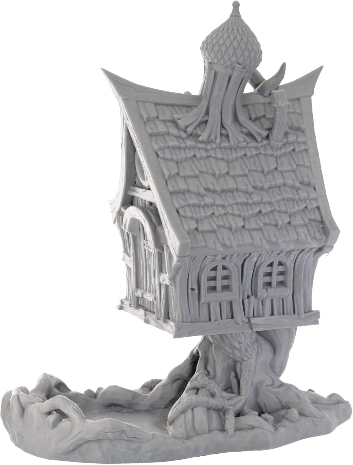 Baba Yaga Dice Tower - Fantasy Gaming Accessory for Board Games, D&D & Tabletop RPGs (Paintable)