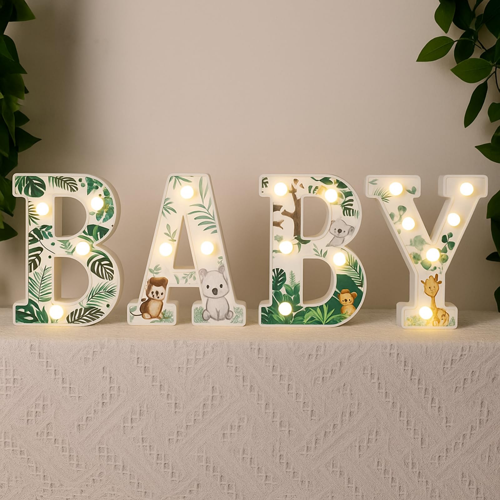 Photo 1 of Realspring Marquee LED Letters - BABY Sign