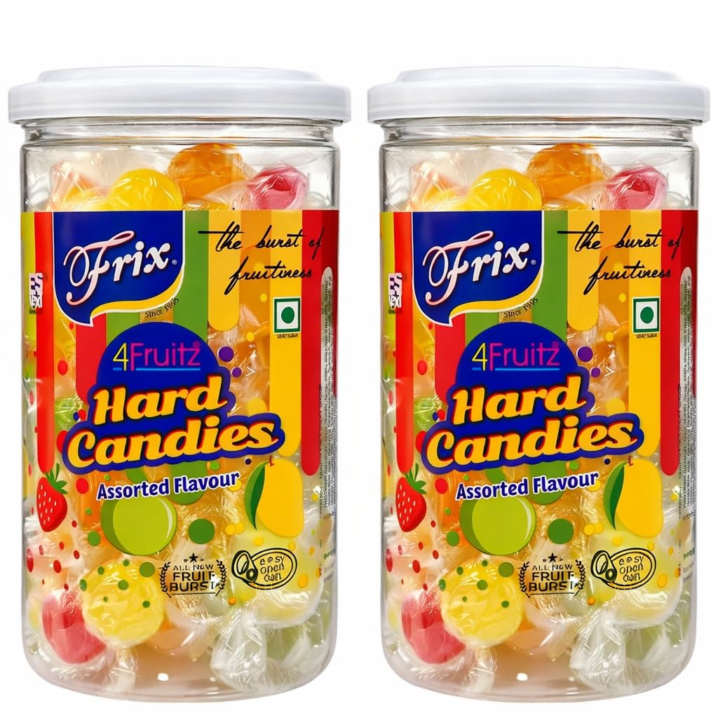 Frix 4Fruitz Hard Candies Assorted Fruity Flavour | Easy Open