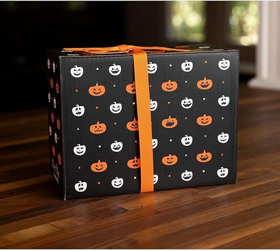 Blue Sky Ceramic Stitched Pumpkin Salt & Pepper Set, Multi-Color