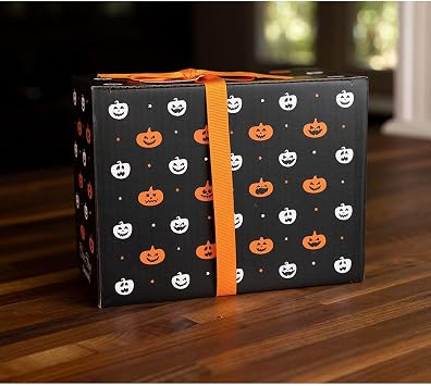 Blue Sky Ceramic Stitched Pumpkin Salt & Pepper Set, Multi-Color