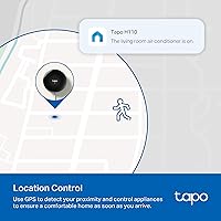 Vista 8 de Tapo Hub inteligente IR e IoT con timbre - Control remoto universal para televisores, ACS y más de 18 tipos de dispositivos, certificado de materia