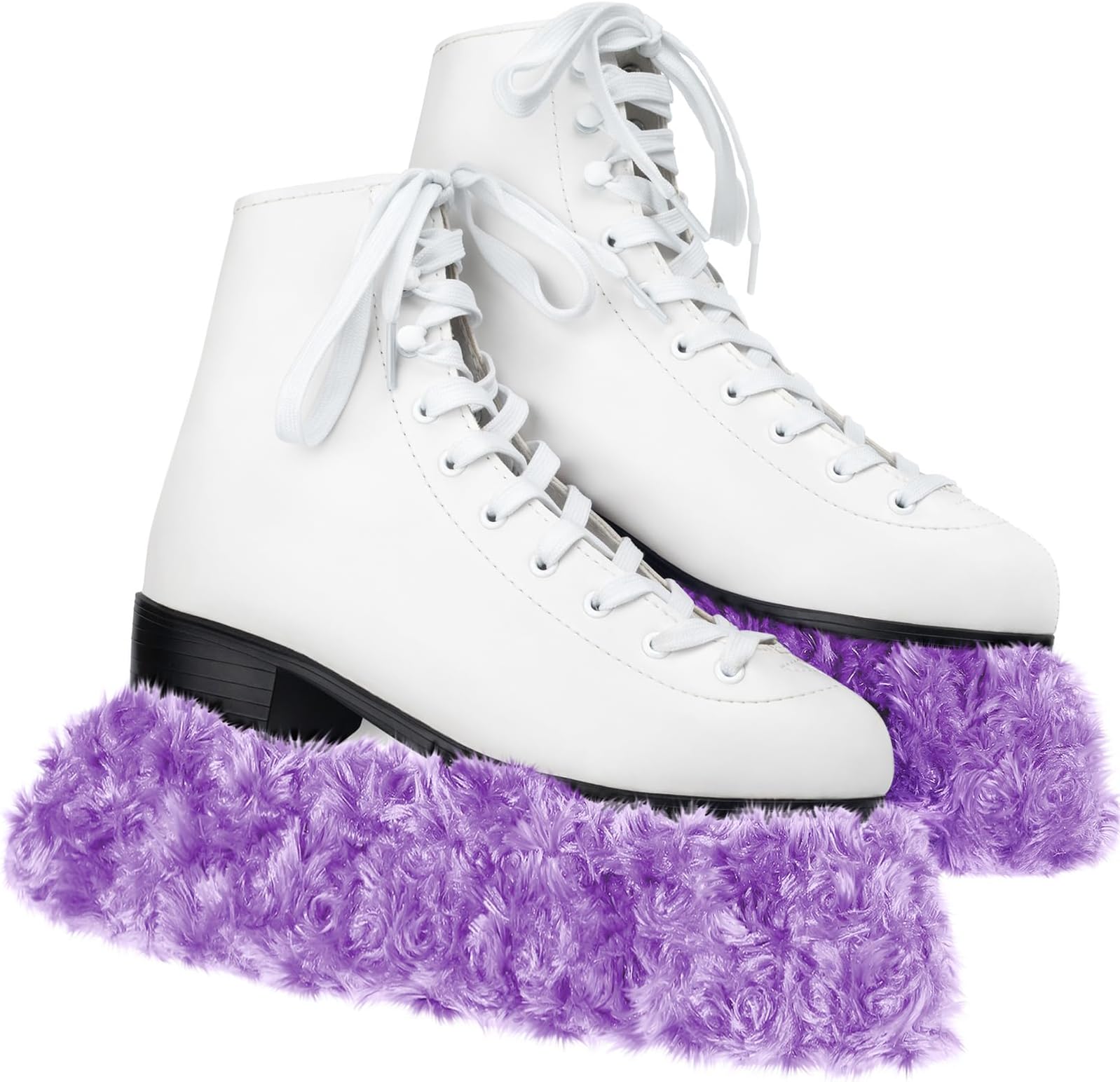 Gemscream Ice Skate Guards Fuzzy Hockey Soakers for Figure Skates Guards for Girls Boys Youth Women Men Adult