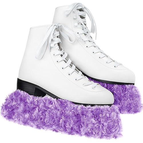 Ice Skate Guards Fuzzy Hockey Soakers for Figure Skates Guards for Girls Boys Youth Women Men Adult