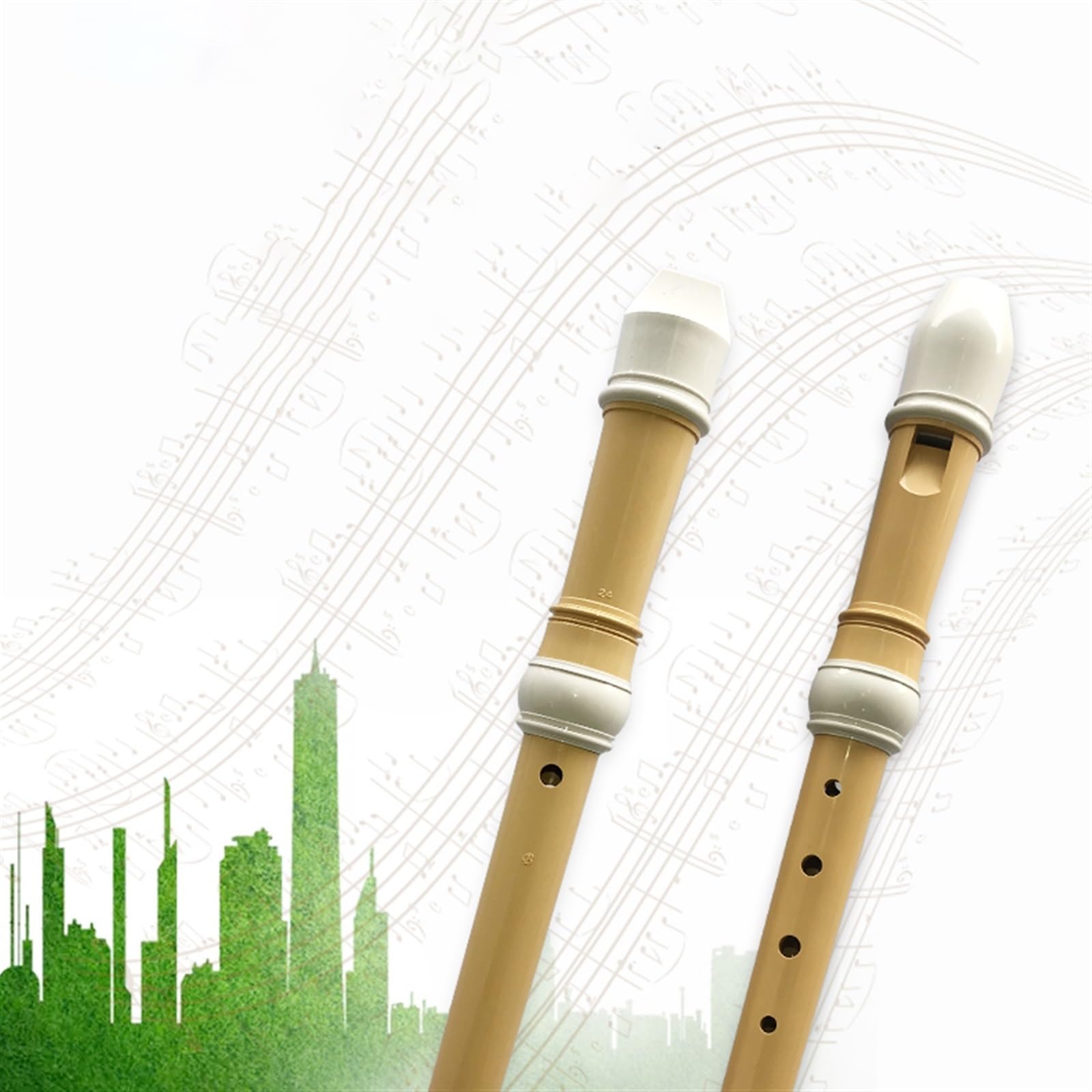 Acht-Loch-Vertikalflöte für Anfänger und Schüler, professionelle 8-Loch-Klarinette mit hoher C-Stimmung Tenorflöte