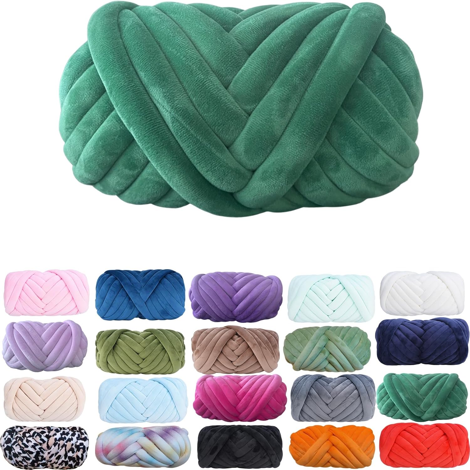 Chunky Cotton Yarn for Arm Knitting Crochet Super Saver Jumbo Giant Bulky Premier Yarn for Making Pets House Blanket