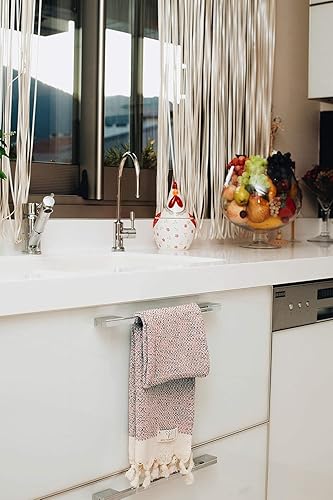 Miniatura 3 de Smyrna - Toallas de mano turcas originales, 100% algodón, prelavadas, 16 x 40 pulgadas, toalla decorativa de baño para manos, cara, cabello,