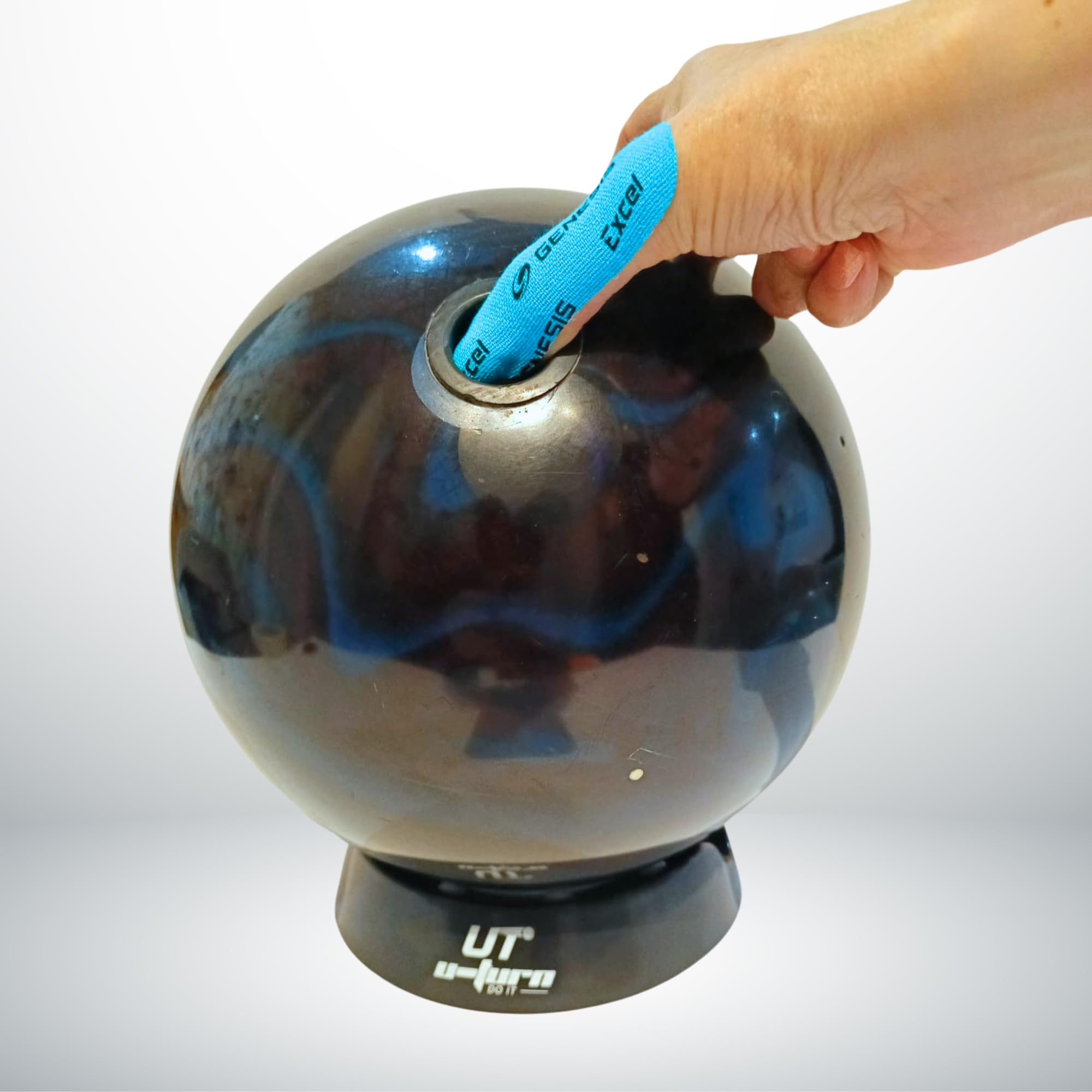 Excel Classic # 5 Bandes de Protection Performance pour Le Pouce et Les Doigts, Libération de Bowling, Bande, Adhésive, Texturée, Accessoires Bowling, Tape (Lente/Aqua) (40 pièces). U-Turn Sport