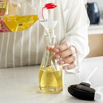 料理用オイル噴霧器 オリーブオイルスプレー ガラス角瓶 300ml オイルビネガー ミスター スプリッツァー ディスペンサー 横方向スプレー エアフライヤー BBQ ベーキング サラダ作り キャノーラ 揚げ物 グリル用