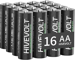 Rechargeable AA Batteries, 2800mAh High Capacity Double A Battery 1.2V NiMH Low Self Discharge, 16 Count