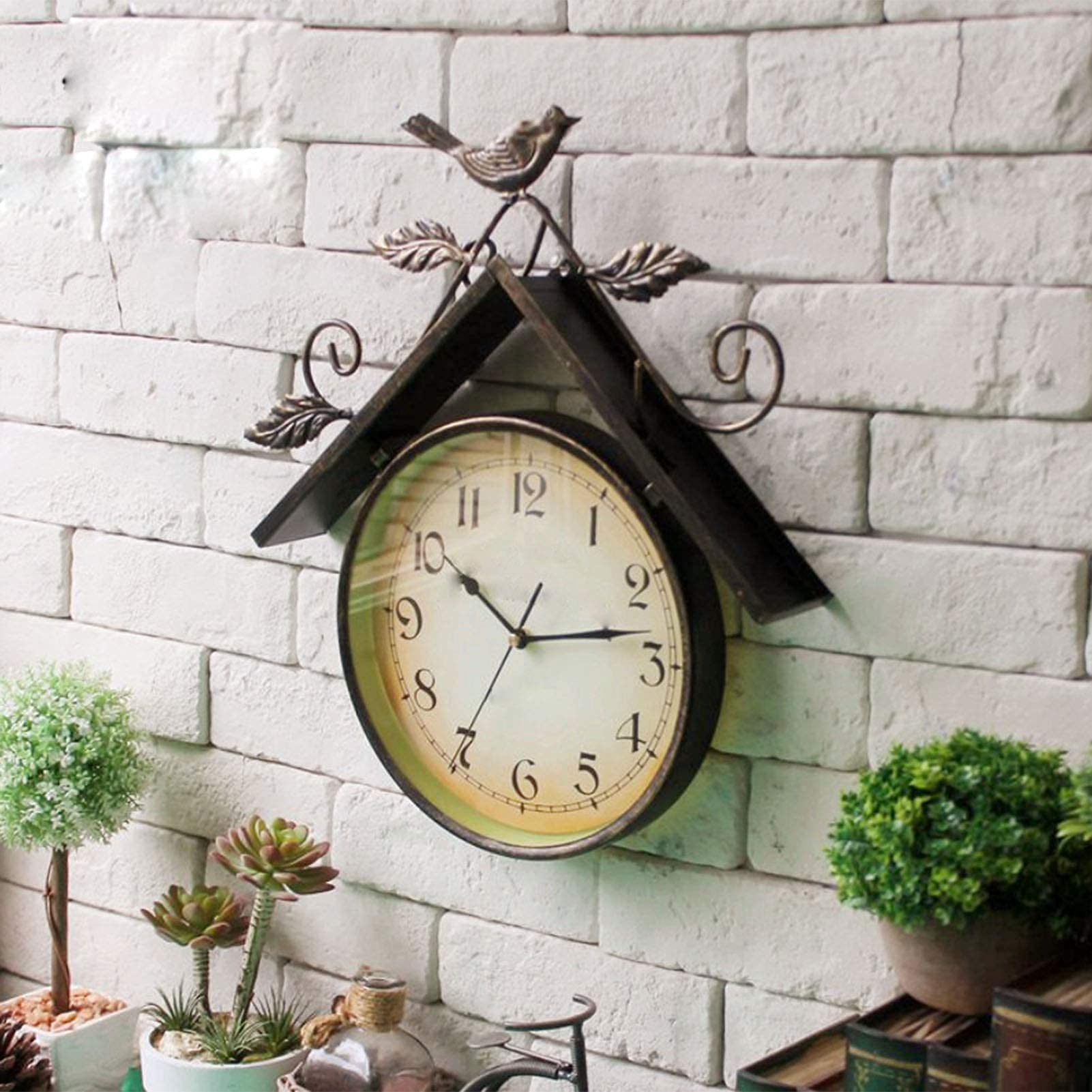 Horloge murale extérieur étanche et silencieuse pour décorer sans bruit